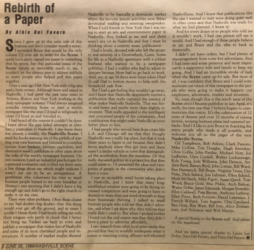 The <i>Scene</i> Turns 30: The More Things Change ...